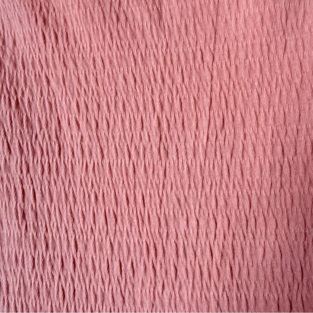 Free People Day Lily Top in Peach Terra Cotta Pink Sz Med